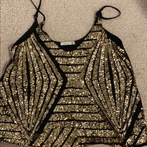 Glittery top perfect for NYE